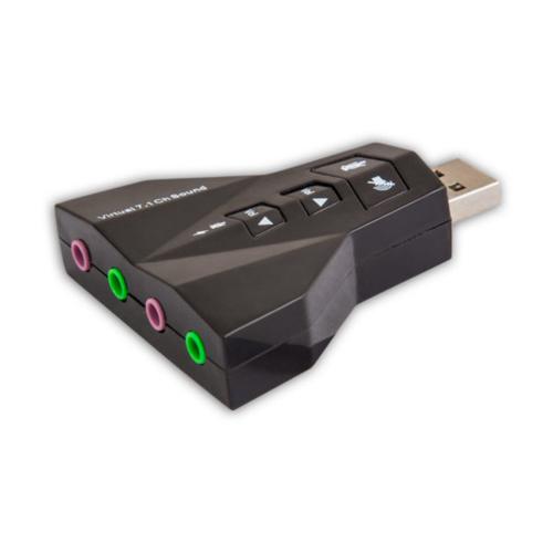 Savio - Carte de soud 7.1 AK-08 interface cards/adapter 3.5 mm, USB 2.0