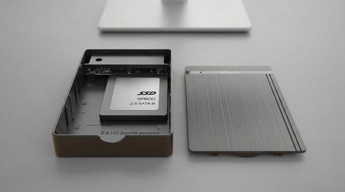 Savio AK-87 storage drive enclosure HDD/SSD enclosure Black 2.5/3.5"