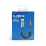 Savio TR-16 FM transmitter 2400 - 2483.5 MHz Bluetooth Black, Silver