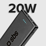 SBS TTBB10000FASTPD2 power bank 10000 mAh Black
