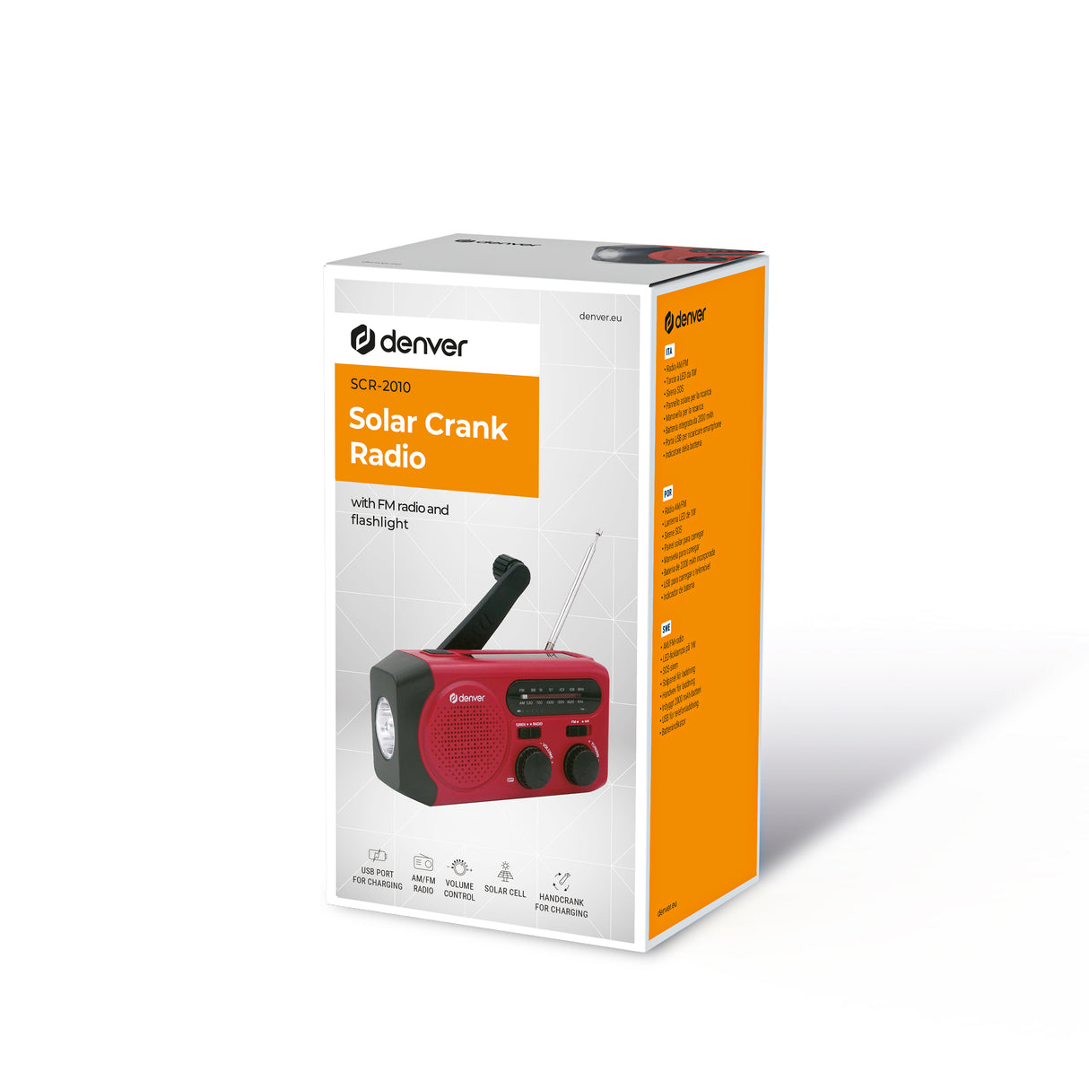 DENVER SCR-2010 FM/AM nødradio