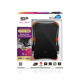 Silicon Power Armor A30 external hard drive 1 TB Black