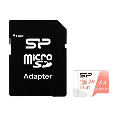 Silicon Power Superior 64 GB MicroSDXC UHS-I Class 10