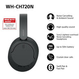 Sony WH-CH720 Headset Kabel & trådløs Opkald/musik USB Type-C Bluetooth Sort