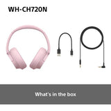 Sony WHCH720NP.CE7 hovedtelefoner/headset Kabel & trådløs Opkald/musik USB Type-C Bluetooth Blå
