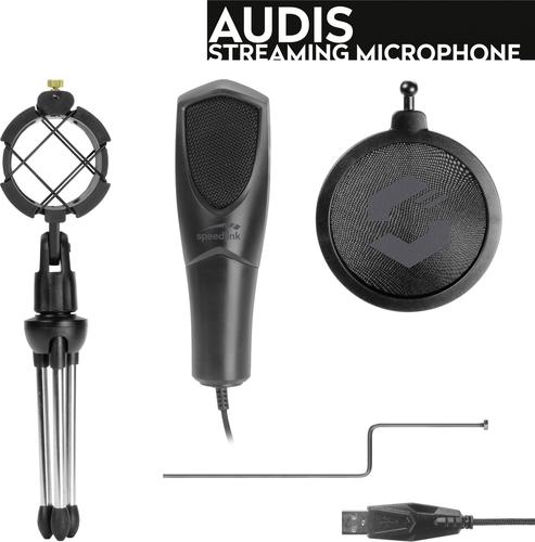 SPEEDLINK AUDIS Sort Bordmikrofon