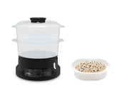 Tefal Minicompact VC139810 steam cooker 2 basket(s) Freestanding 800 W Black