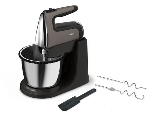 Tefal Powermix Silence HT654E Stand mixer 600 W Black, Grey