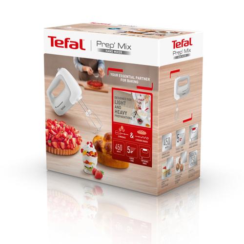 Tefal Prep'Mix HT450B Hand mixer 450 W White