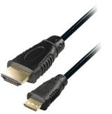 COM Hdmi-a-han / Hdmi-c-han (mini) Sort, 1, 0m