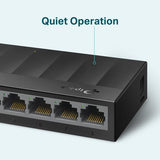 TP-Link LS1008G Ikke administreret Gigabit Ethernet (10/100/1000) Sort