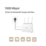 TP-Link TL-PA7017P PowerLine network adapter 1000 Mbit/s Ethernet LAN White 1 pc(s)