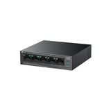 TP-Link LiteWave LS105P Ikke administreret Fast Ethernet (10/100) Strøm over Ethernet (PoE) Sort