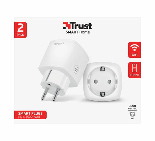 Trust 71301 smart stik 3000 W Hvid