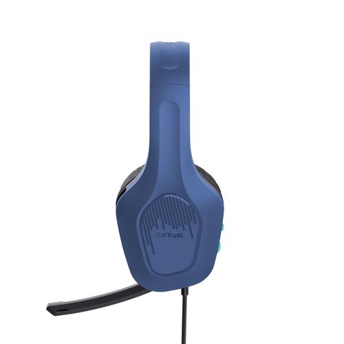 Trust GXT 415B Zirox Headset Wired Head-band Gaming Blue