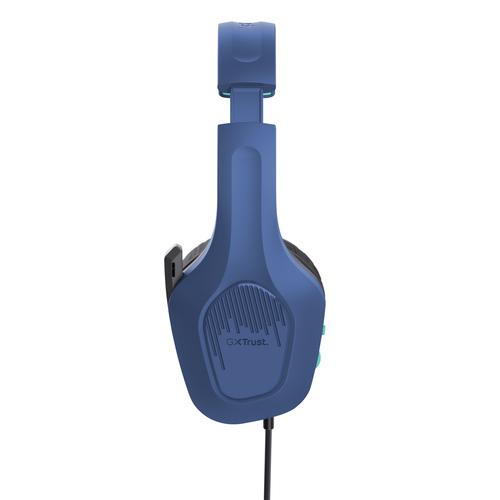 Trust GXT 415B Zirox Headset Wired Head-band Gaming Blue