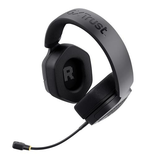 Trust GXT 493 Carus Headset Kabel & trådløs Headset, Hjelm Spil USB Type-C / USB Type-A Bluetooth Sort