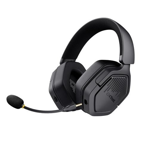 Trust GXT 493 Carus Headset Kabel & trådløs Headset, Hjelm Spil USB Type-C / USB Type-A Bluetooth Sort