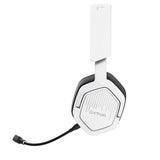 Trust GXT 493W Carus Headset Kabel & trådløs Headset, Hjelm Spil USB Type-C / USB Type-A Bluetooth Hvid