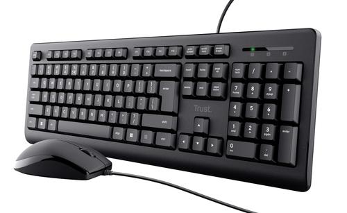 Trust Primo keyboard Mouse included Universal USB QWERTY US English Black