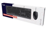Trust Primo keyboard Mouse included Universal USB QWERTY US English Black