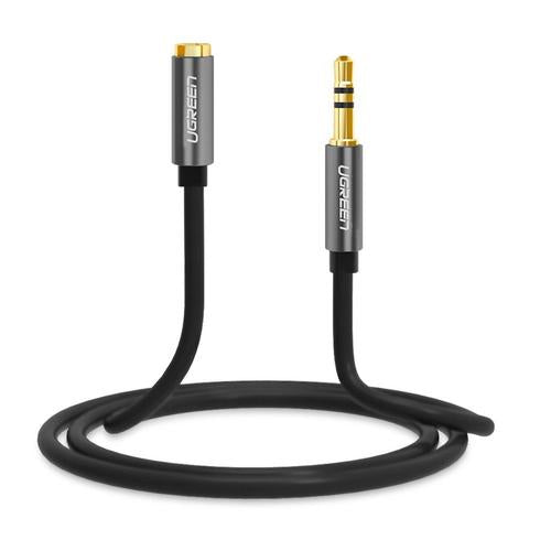 Ugreen 10592 audio cable 1 m 3.5mm Black