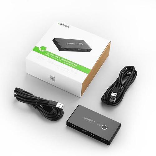Ugreen 30767 interface hub USB 2.0 Black