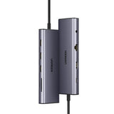 Ugreen Revodok USB-C 6-IN-1 Hub met 4K HDMI USB Type-C 10000 Mbit/s