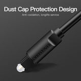 Vention Optical Fiber Audio Cable 2M Black
