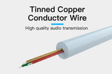 Vention 3.5mm Male to 2RCA Male Audio Cable 1.5M Black Metal Type