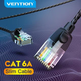 Vention IBIBJ netværkskabel Sort 5 m Cat6a U/UTP (UTP)