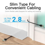 Vention IBIBJ netværkskabel Sort 5 m Cat6a U/UTP (UTP)