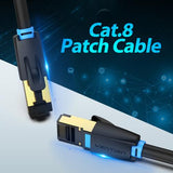 Vention Cat.8 SFTP Patch Cable 0.5M Black