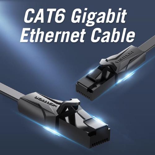 Vention IBABJ netværkskabel Sort 5 m Cat6 U/UTP (UTP)