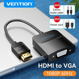 Vention 42161 videokabel adapter 0,15 m HDMI Type A (Standard) VGA (D-Sub) + 3.5mm + Micro-USB Type B