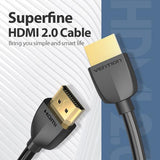 Vention Portable HDMI Cable 1.5M Black