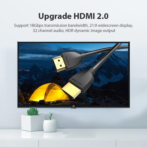Vention Portable HDMI Cable 1.5M Black