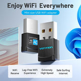 Vention USB Wi-Fi Adapter 2.4G Black