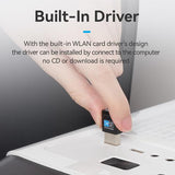 Vention USB Wi-Fi Adapter 2.4G Black