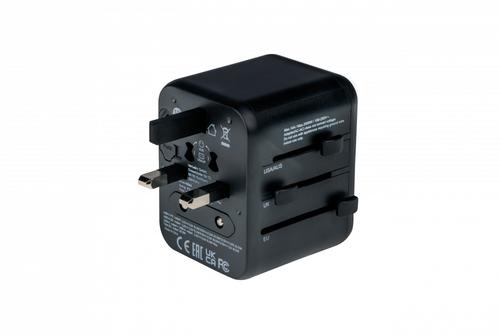 Verbatim 49544 power plug adapter Universal Black
