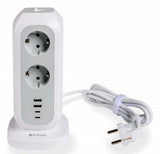 Verbatim 49547 power extension 11 AC outlet(s) Indoor White