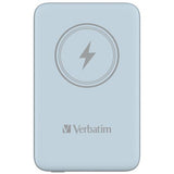 Verbatim Charge 'n' Go Magnetic Wireless Power Bank 10000mAh Blue