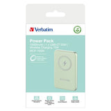 Verbatim Charge 'n' Go Magnetic Wireless Power Bank 10000mAh Green