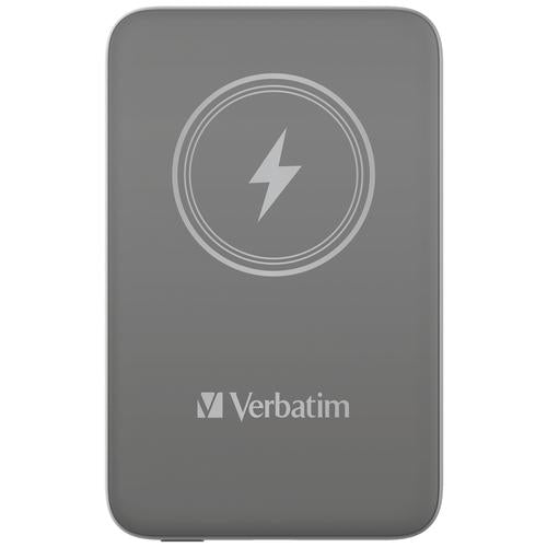 Verbatim Charge 'n' Go Magnetic Wireless Power Bank 10000mAh Grey