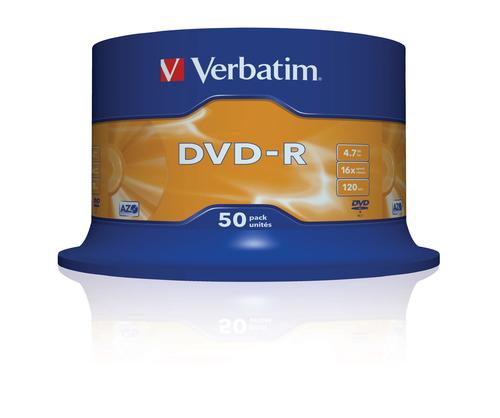 Matricas DVD-R AZO Verbatim 4.7GB 16x 50 Pack Spindle