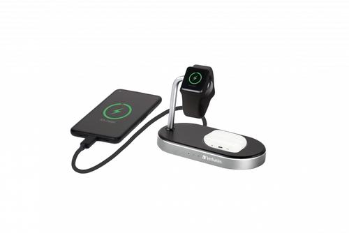 Verbatim WCS-02 Universal Black USB Wireless charging Fast charging Indoor