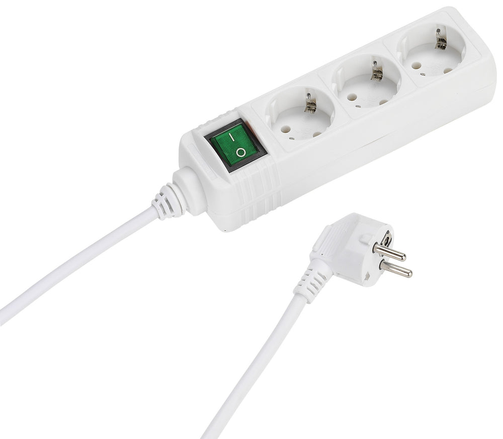 EBLS 3W3 STIKKONTAKT MED AFBRYDER 3STK, 3m