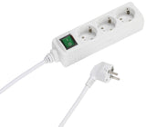 EBLS 3W3 STIKKONTAKT MED AFBRYDER 3STK, 3m