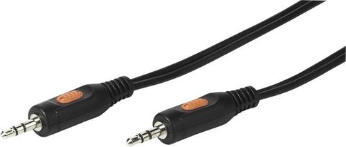 Vivanco VVAJACK15MMK audio cable 1.5 m 3.5mm Black