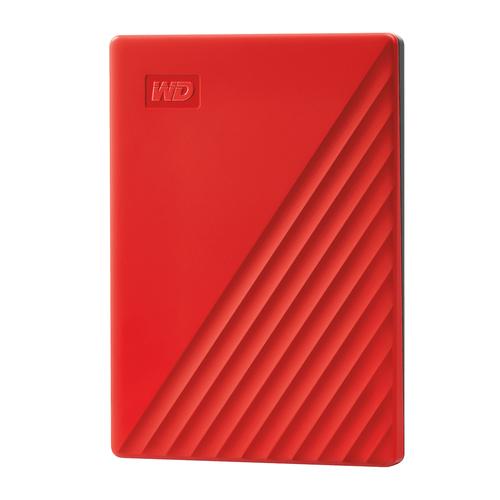 Western Digital My Passport ekstern harddisk 2 TB 2.5" 3.2 Gen 1 (3.1 Gen 1) Rød